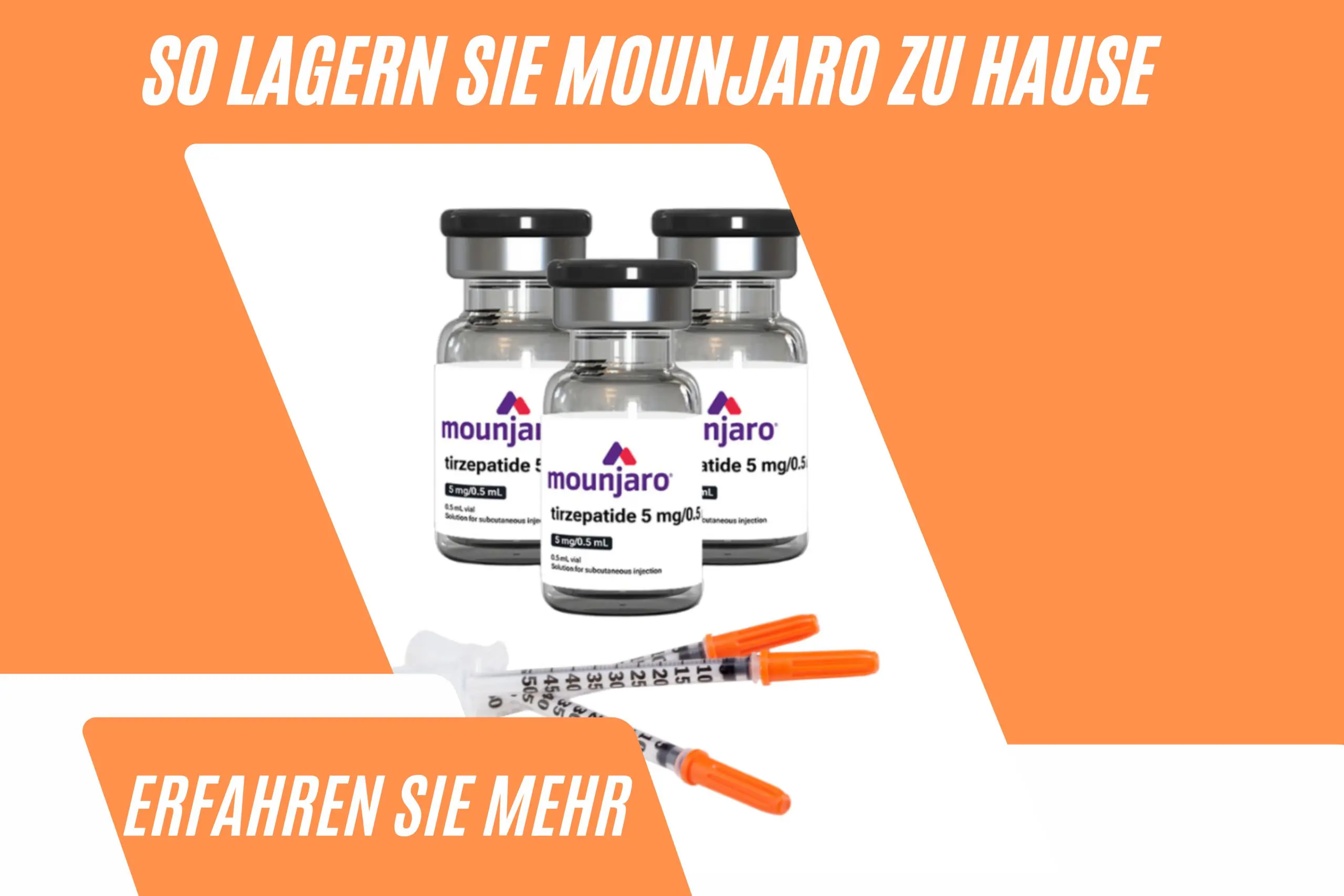Hvordan lagert man Mounjaro zu Hause